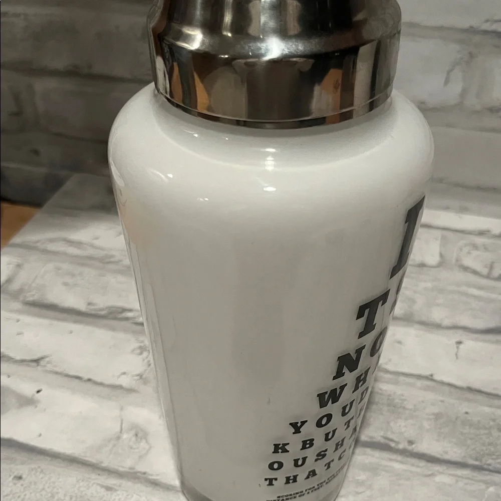 White eye test glass cocktail shaker glass Bottle liquor alcohol protein matcha